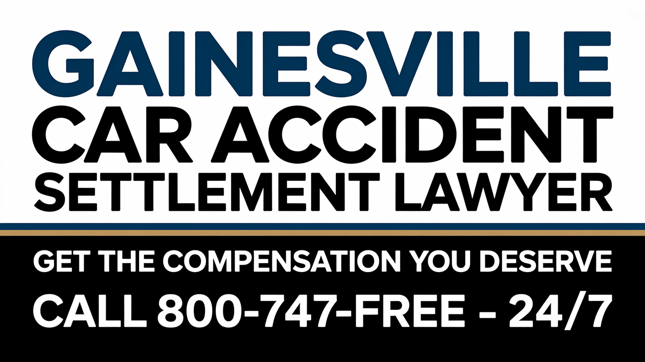 Gainesville Car Accident Settlement Injury Lawyer
