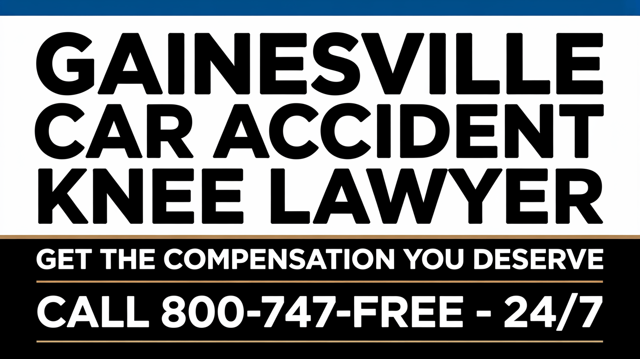 Gainesville Car Accident Knee Injury Lawyer