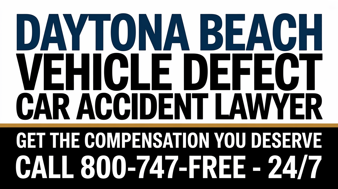 Daytona Beach Vehicle Defect Car Accident Lawyer