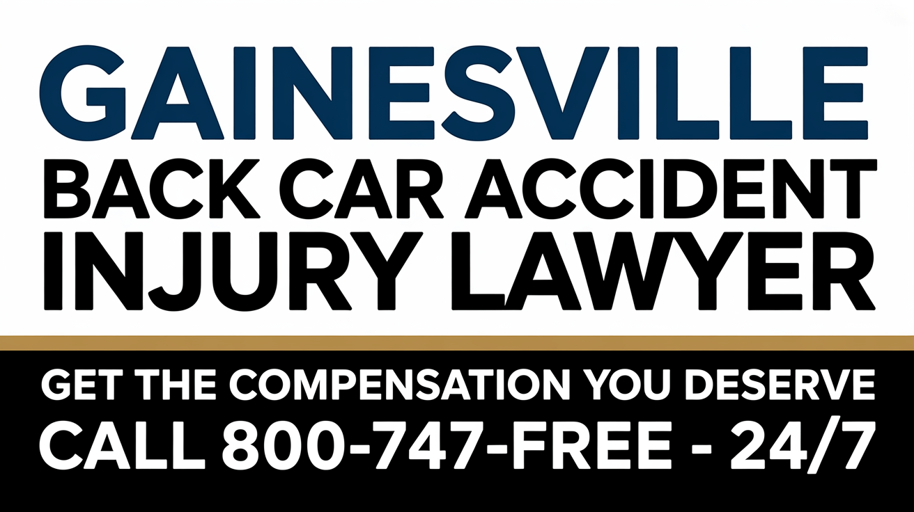 Gainesville Back Car Accident Injury Lawyer