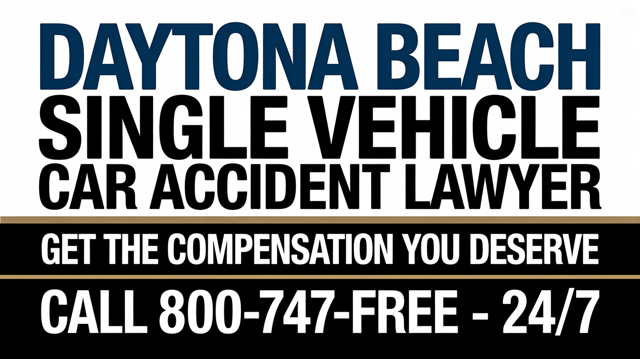 Daytona Beach Single Vehicle Car Accident Lawyer