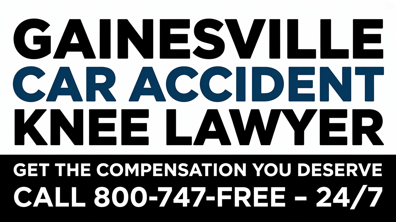 Gainesville Car Accident Knee Injury Lawyer