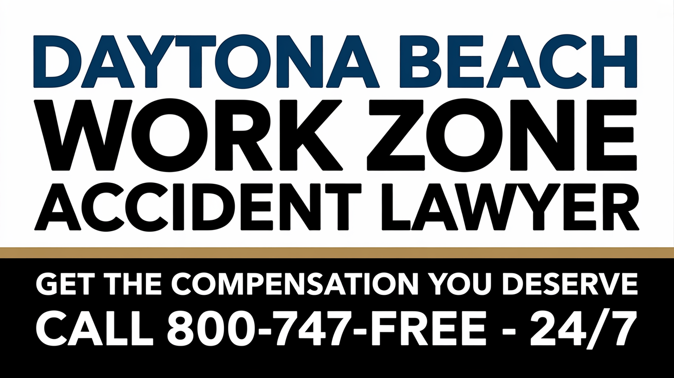 Daytona Beach Work Zone Accident Lawyer