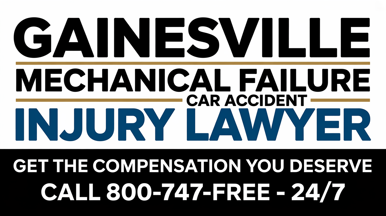 Gainesville Mechanical Failure Car Accident Injury Lawyer