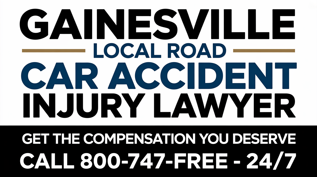 Gainesville Local Road Car Accident Injury Lawyer