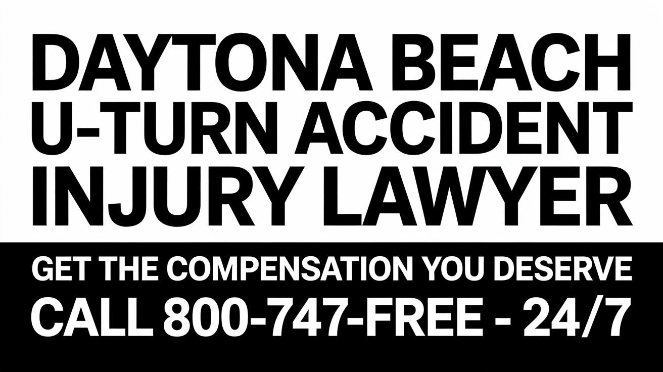 Abogado de Accidentes de Giro en U en Daytona Beach