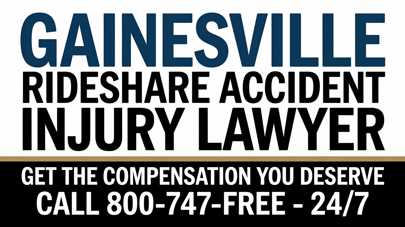 Abogado de Lesiones por Accidentes de Rideshare en Gainesville