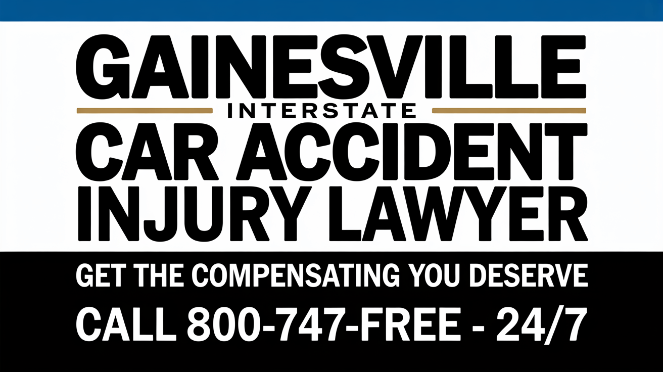 Gainesville Interstate Car Accident Injury Lawyer 