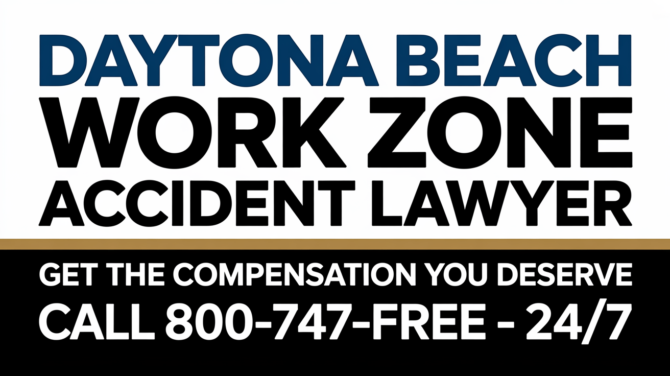Daytona Beach Work Zone Accident Lawyer