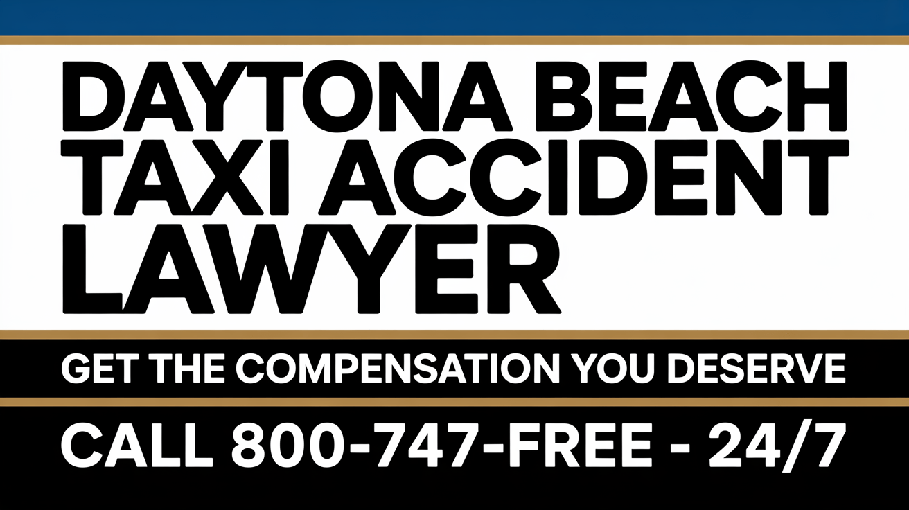 Abogado de Accidentes de Taxi en Daytona Beach