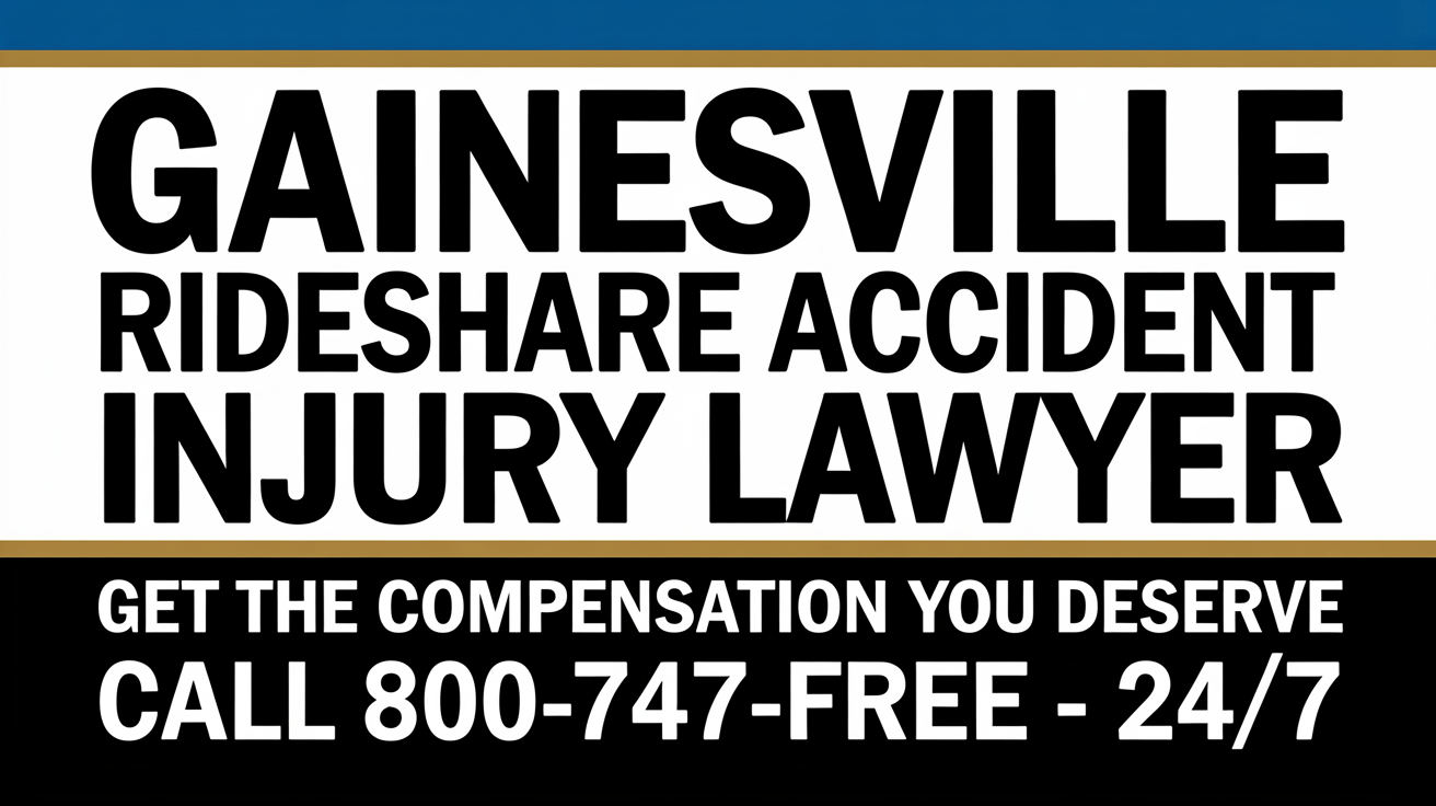 Abogado de Lesiones por Accidentes de Rideshare en Gainesville