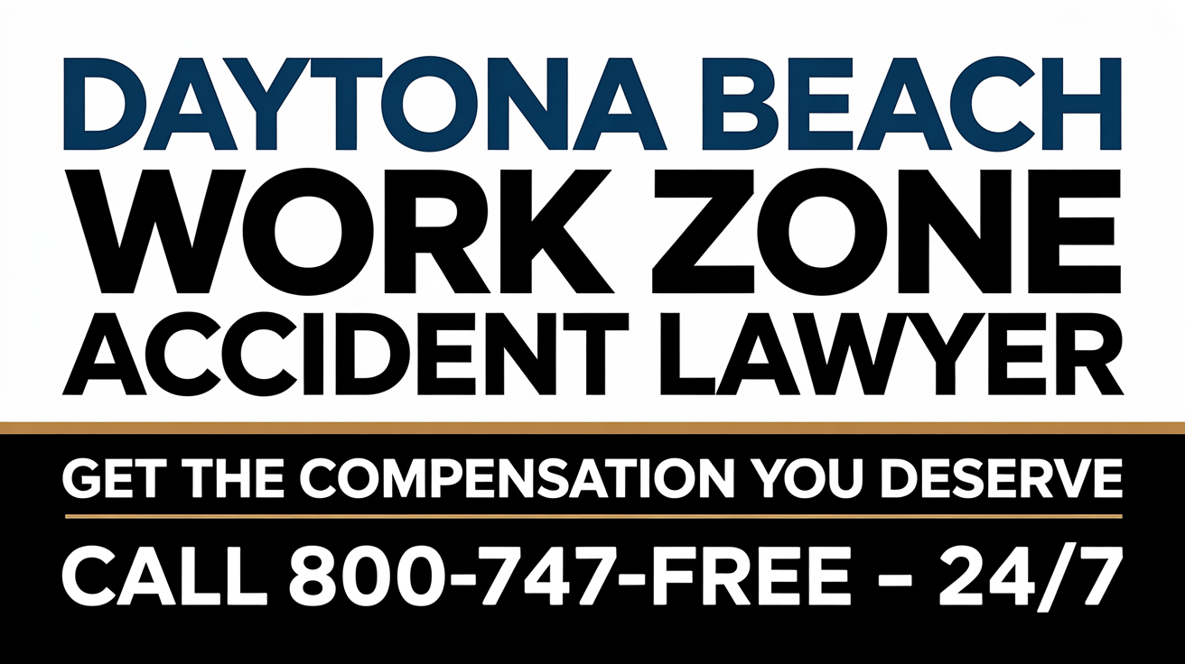Daytona Beach Work Zone Accident Lawyer
