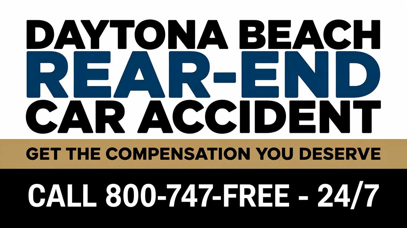 Daytona Beach Rear-End Car Accident Lawyer