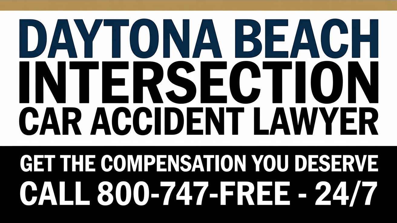 Daytona Beach Intersection Car Accident Lawyer
