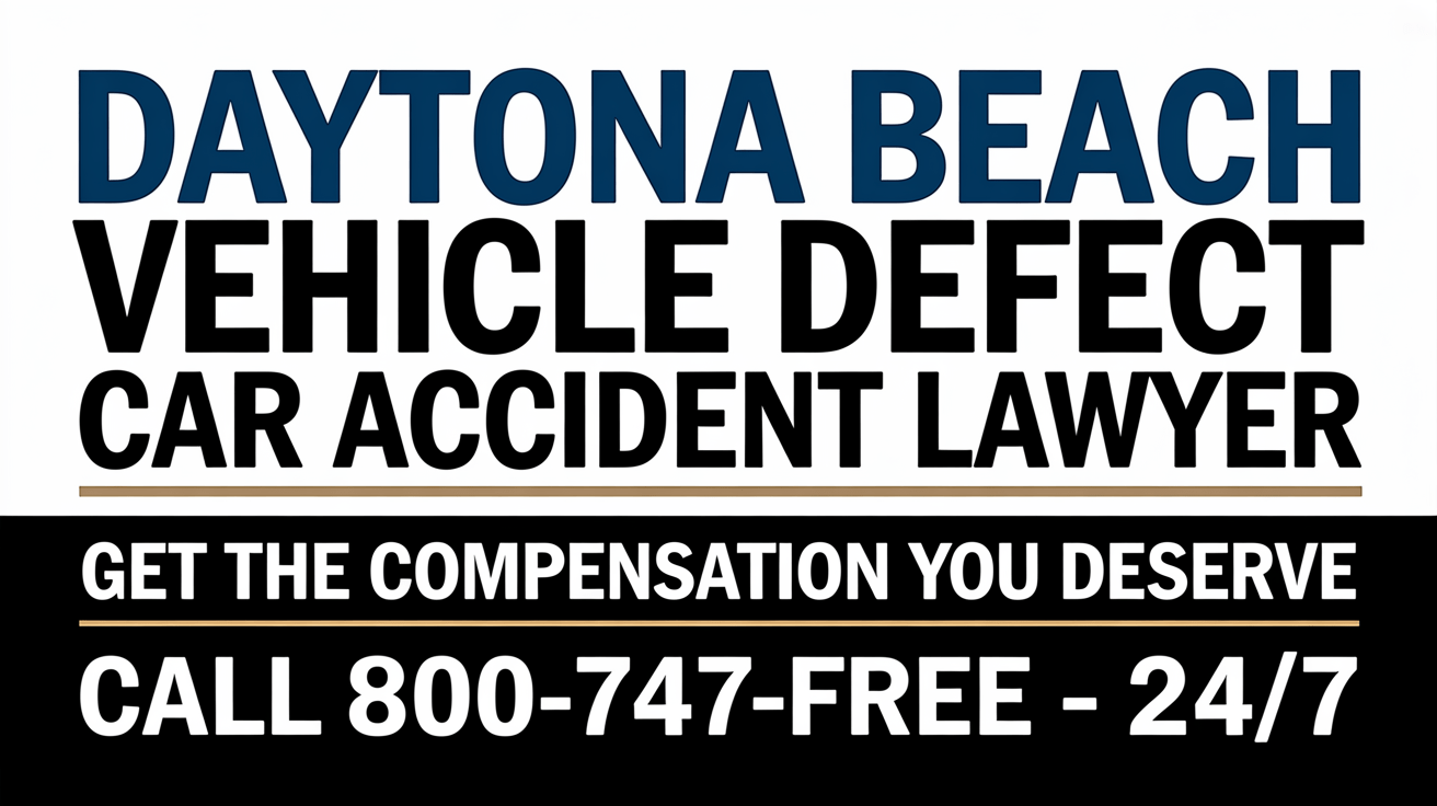 Daytona Beach Vehicle Defect Car Accident Lawyer
