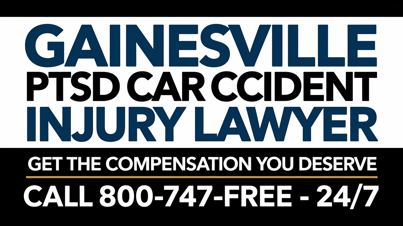 Abogado de Lesiones por Accidentes de Auto en Gainesville PTSD