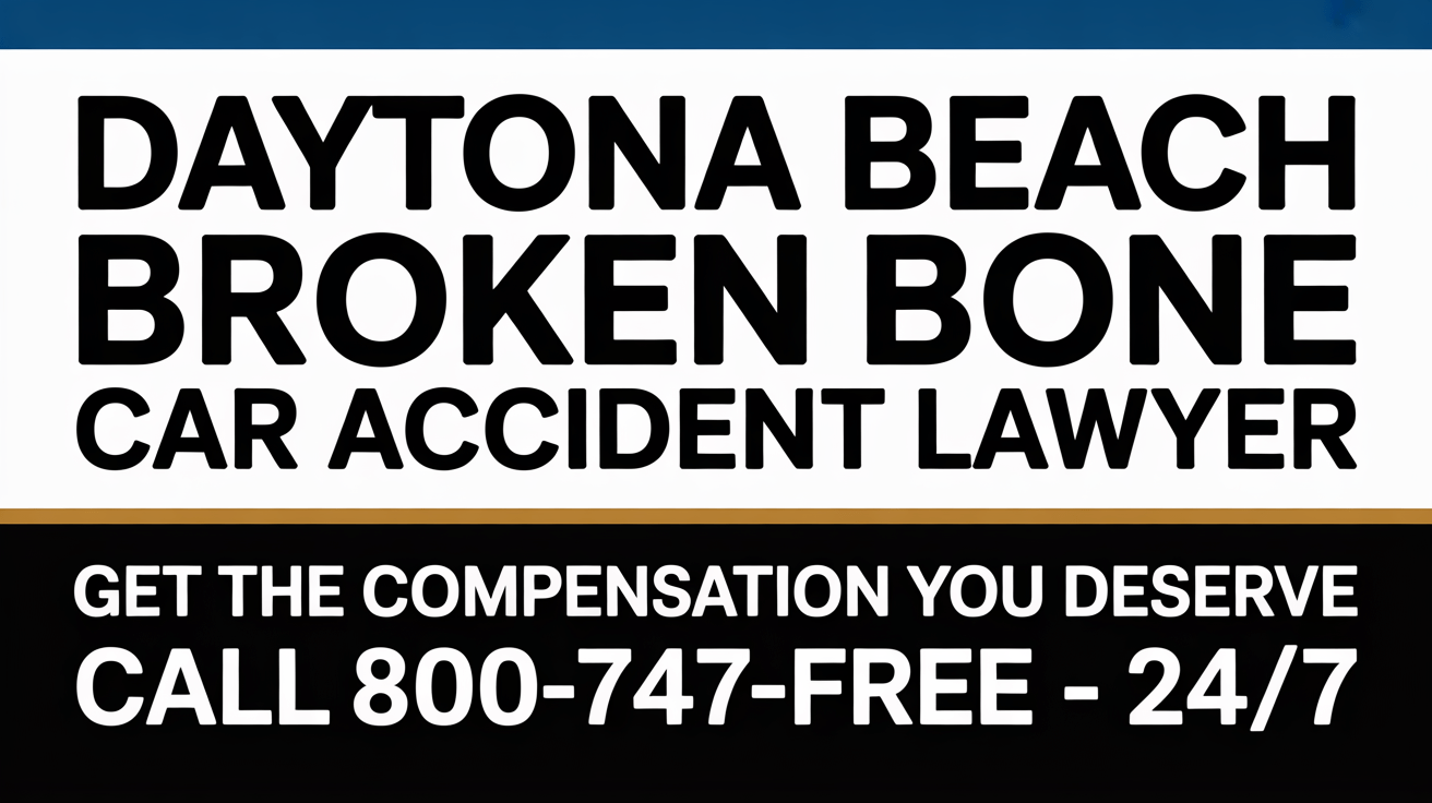 Daytona Beach Broken Bone Car Accident Lawye