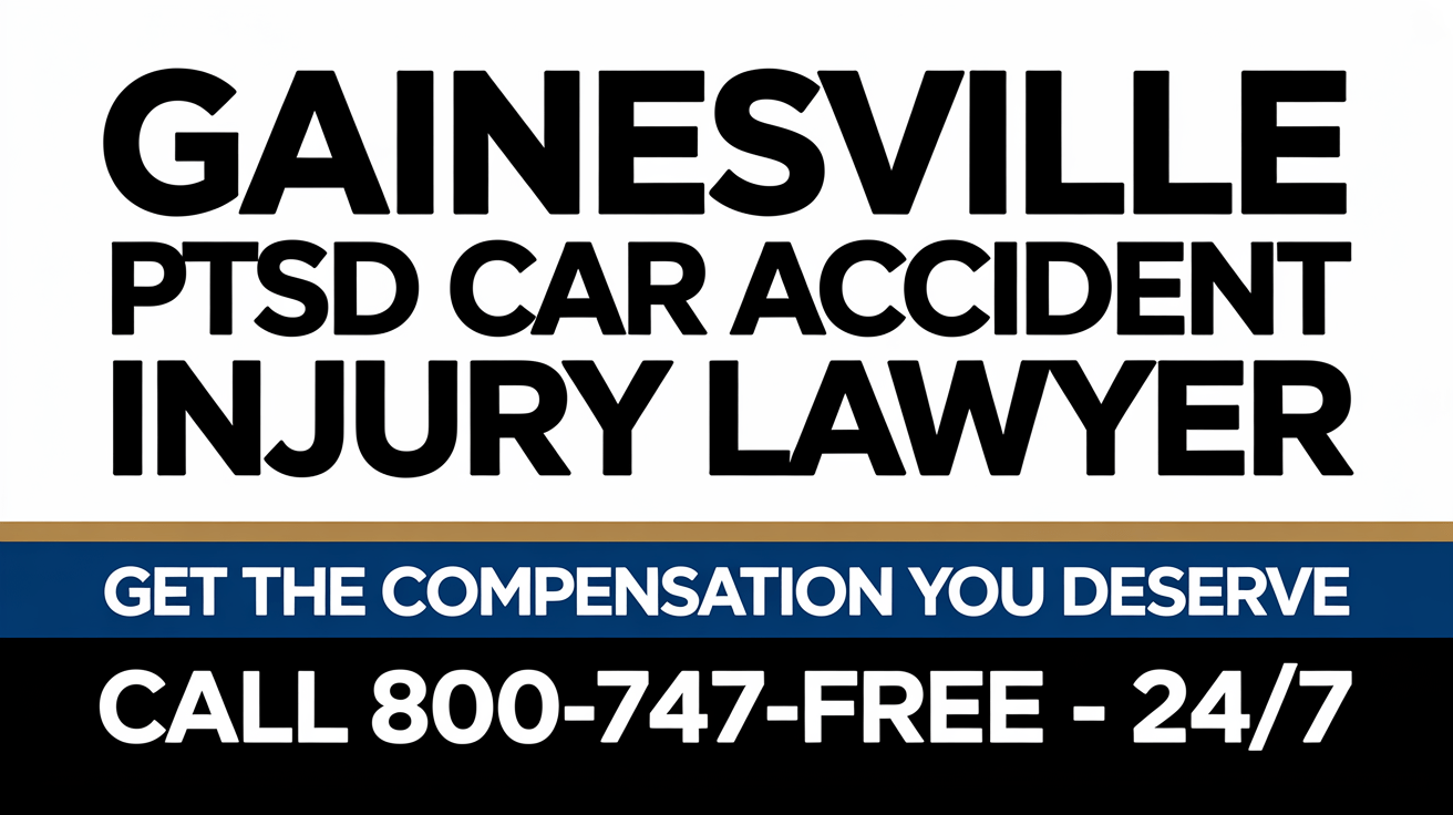 Abogado de Lesiones por Accidente de Coche en Gainesville PTSD