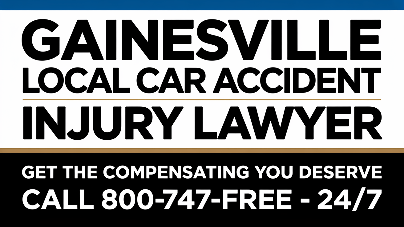 Gainesville Local Road Car Accident Injury Lawyer