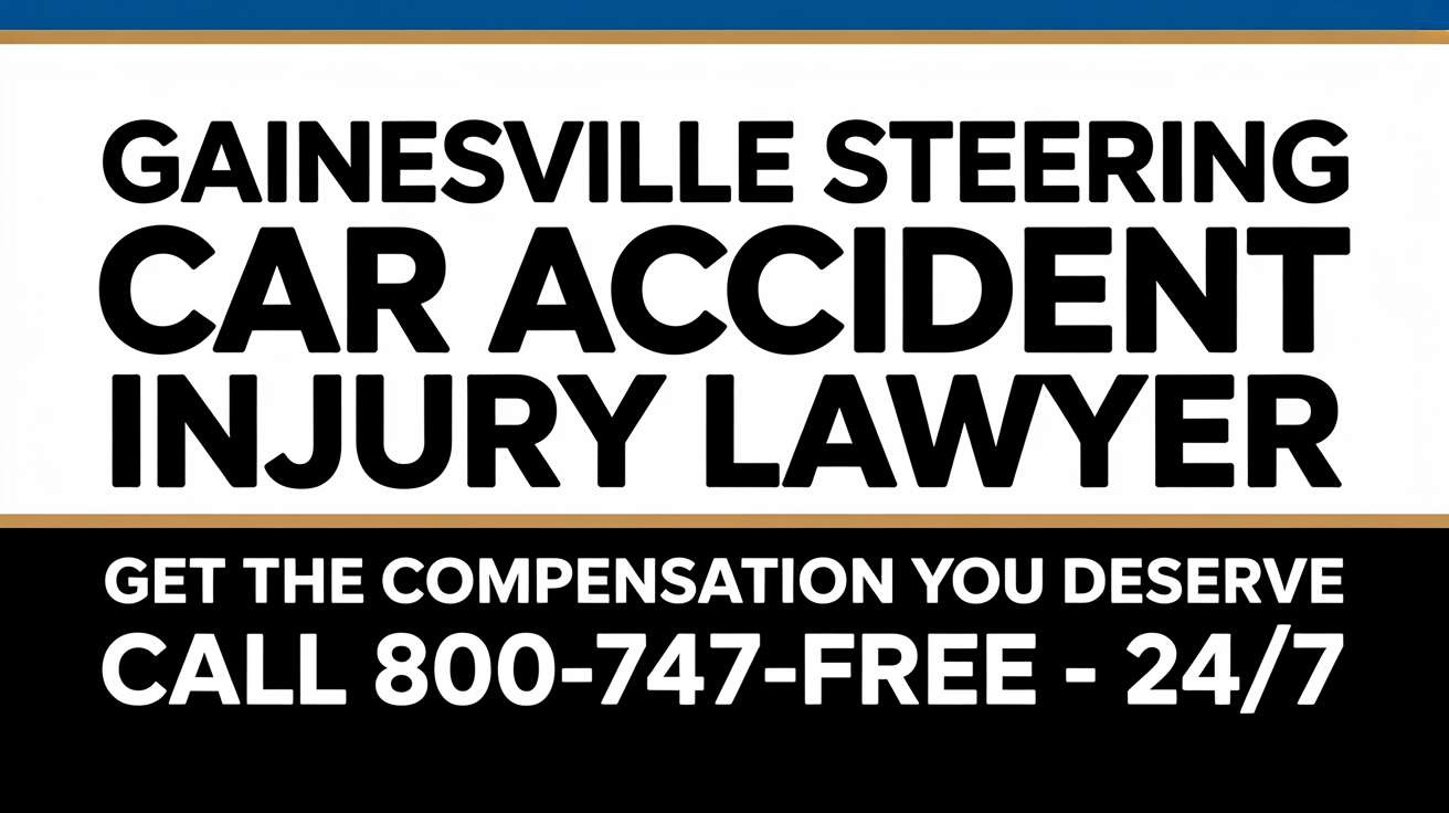 Gainesville Steering Failure Car Accident Injury Lawyer