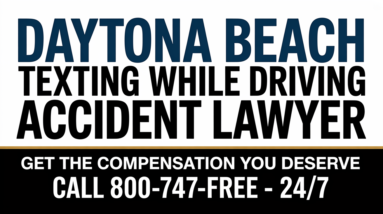 Abogado de accidentes por conducción distraída en Daytona Beach