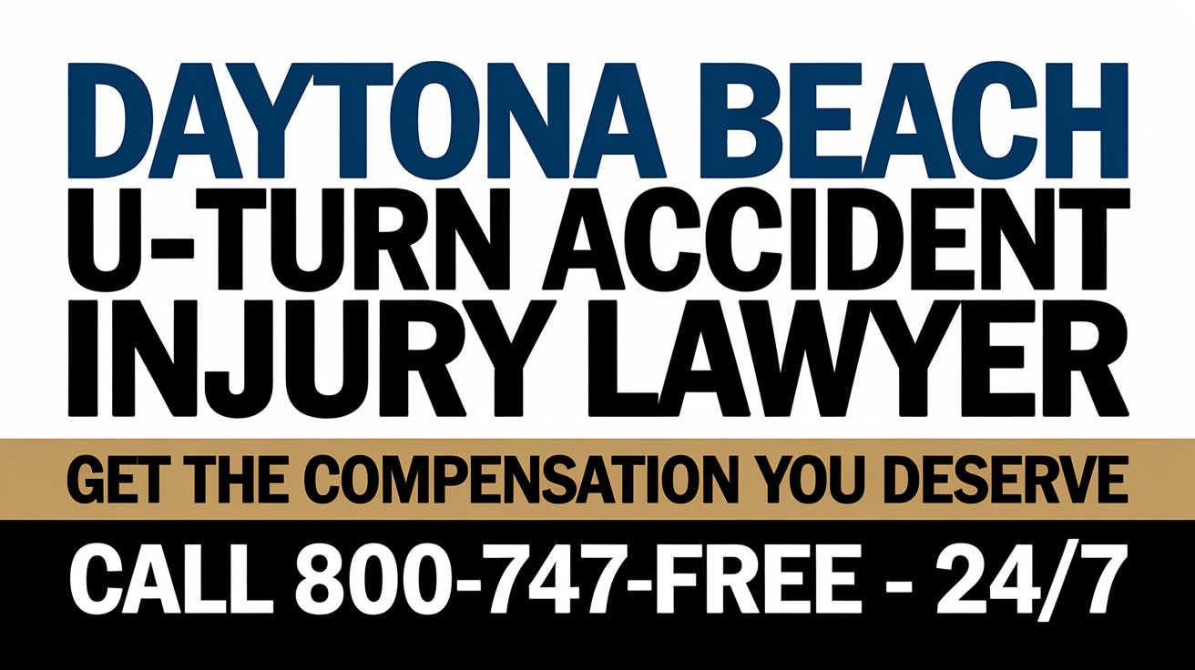 Abogado de Accidentes de U-Turn en Daytona Beach