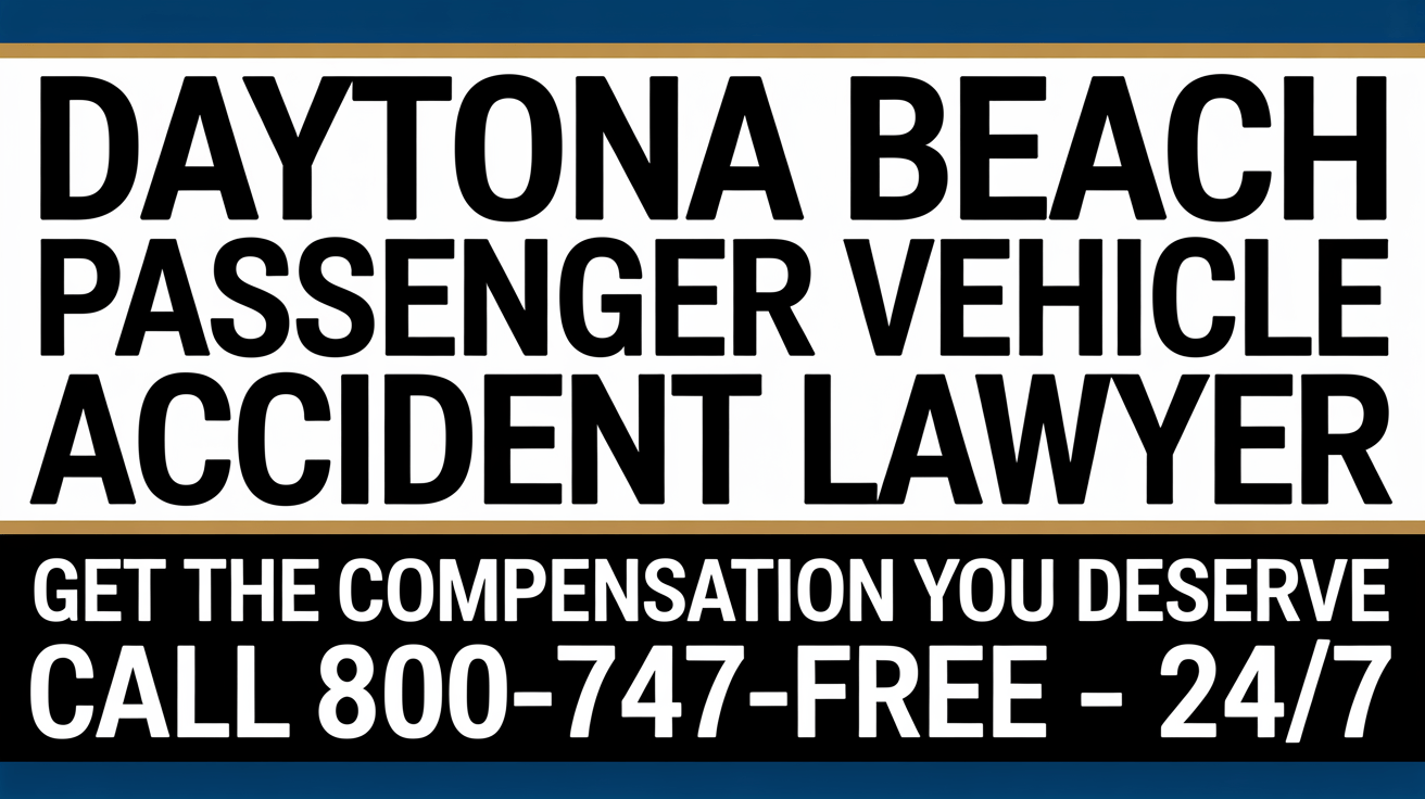 Daytona Beach Passenger Vehicle Accident Lawyer 