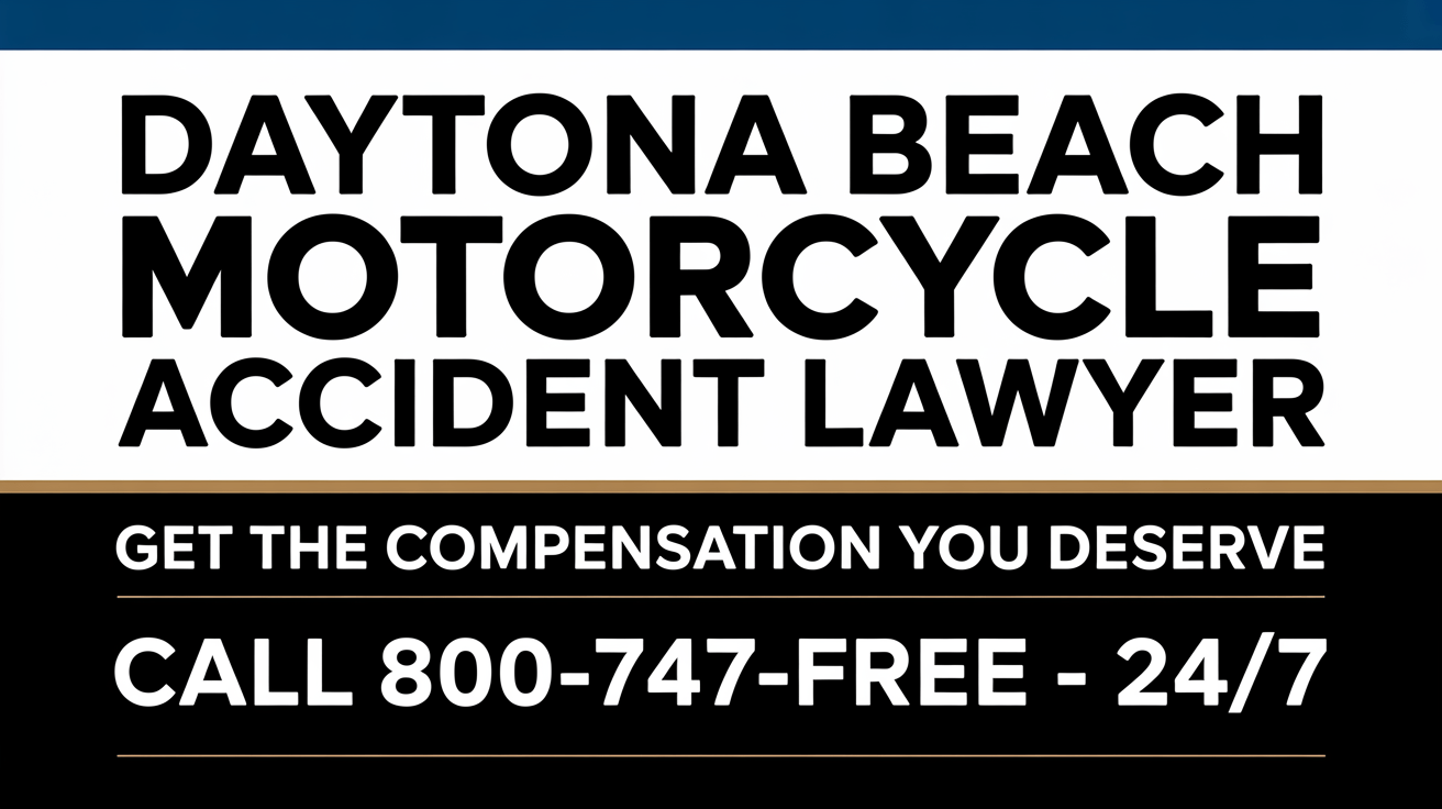 Motorcycle Accident Lawyer in Daytona Beach