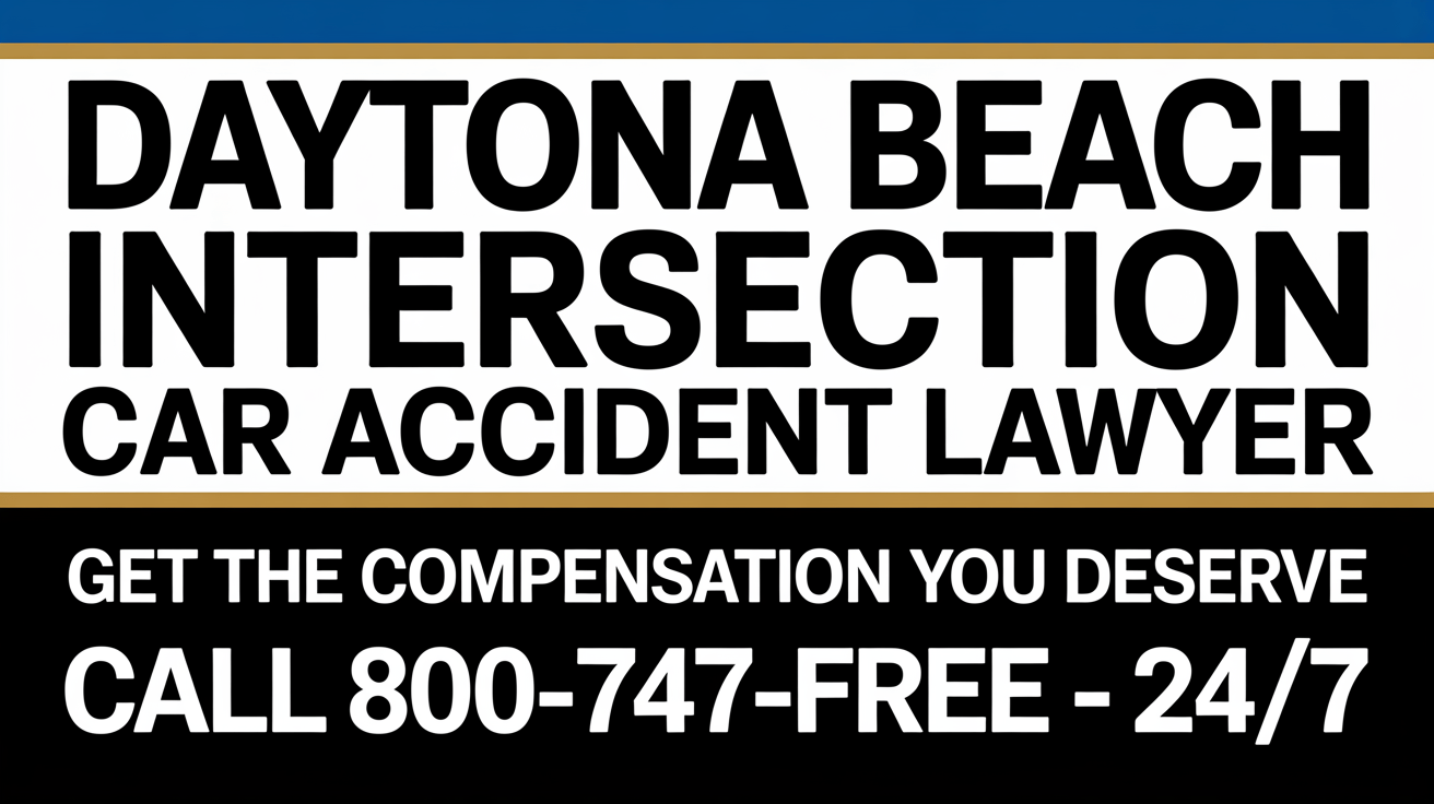 Daytona Beach Intersection Car Accident Lawyer