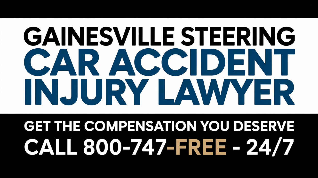 Gainesville Steering Failure Car Accident Injury Lawyer