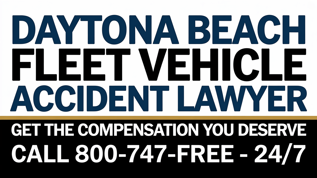 Daytona Beach Fleet Vehicle Accident Lawyer