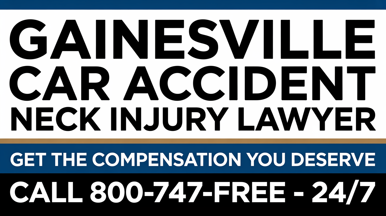 Gainesville Car Accident Neck Injury Lawyer