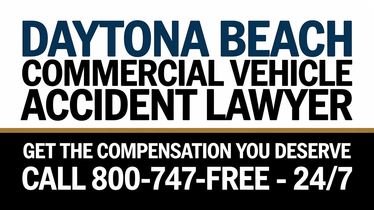 Daytona Beach Commercial Vehicle Accident Lawyer