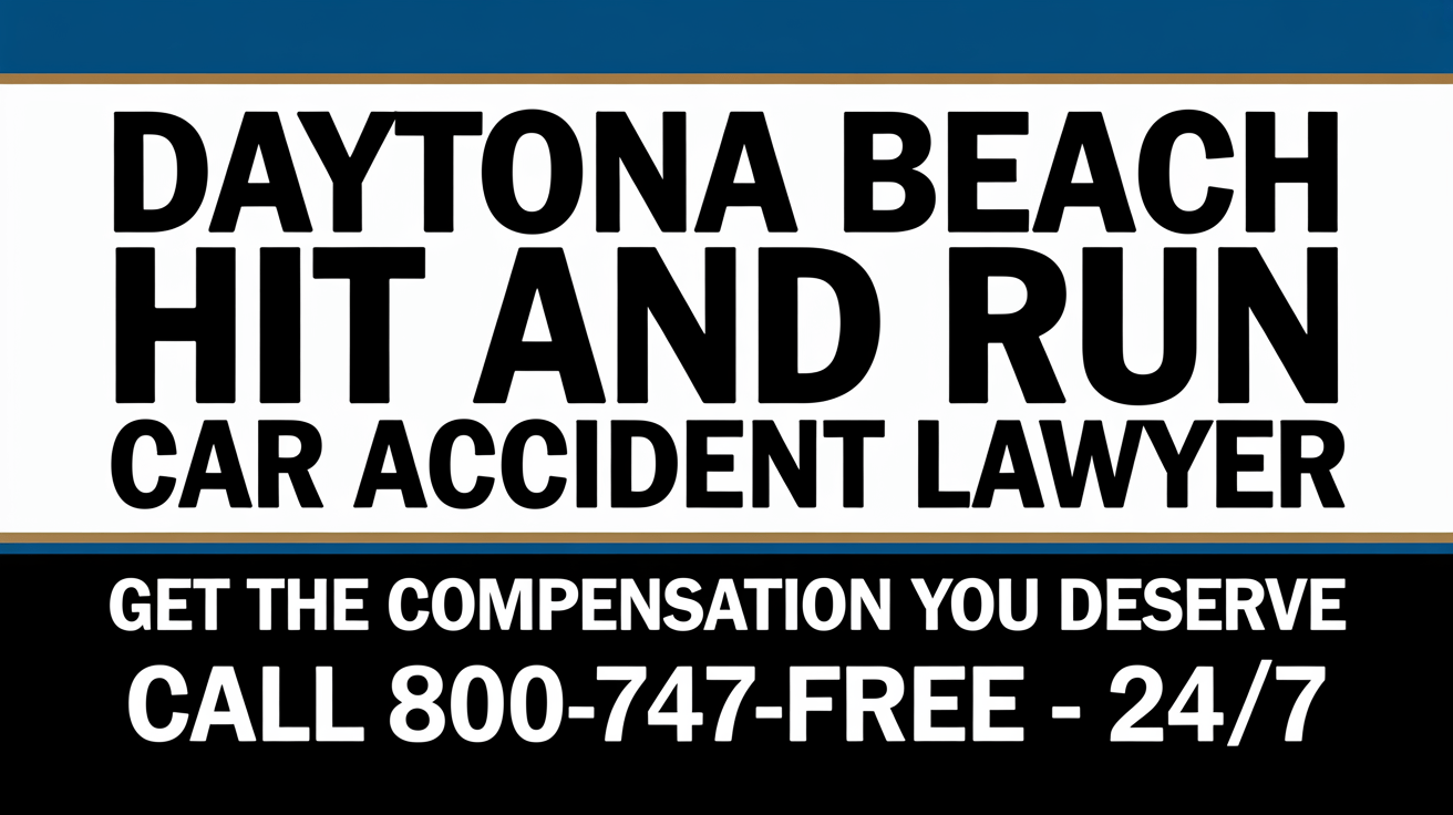 Abogado de accidentes automovilísticos por atropello y fuga en Daytona Beach