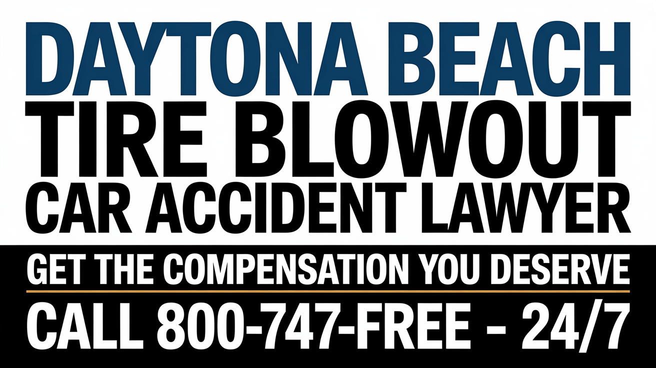 Daytona Beach Tire Blowout Car Accident Lawyer