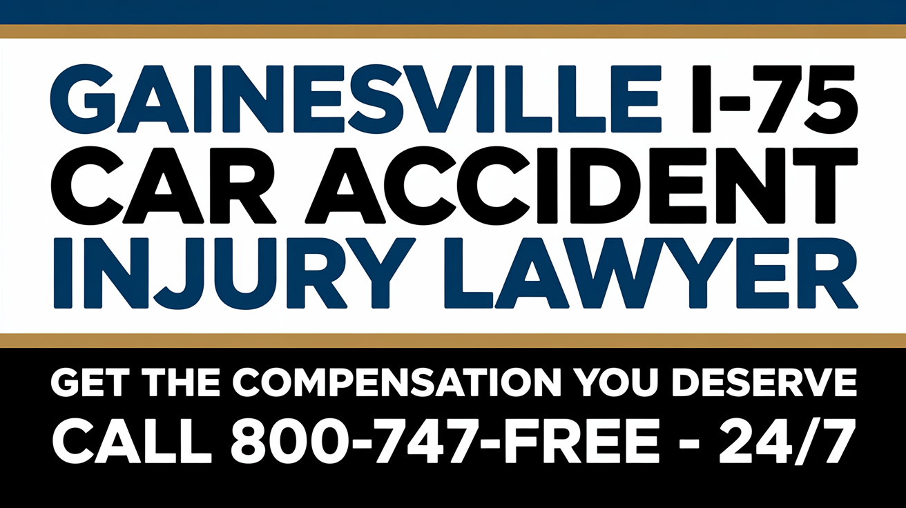 Gainesville I-75 Car Accident Injury Lawyer