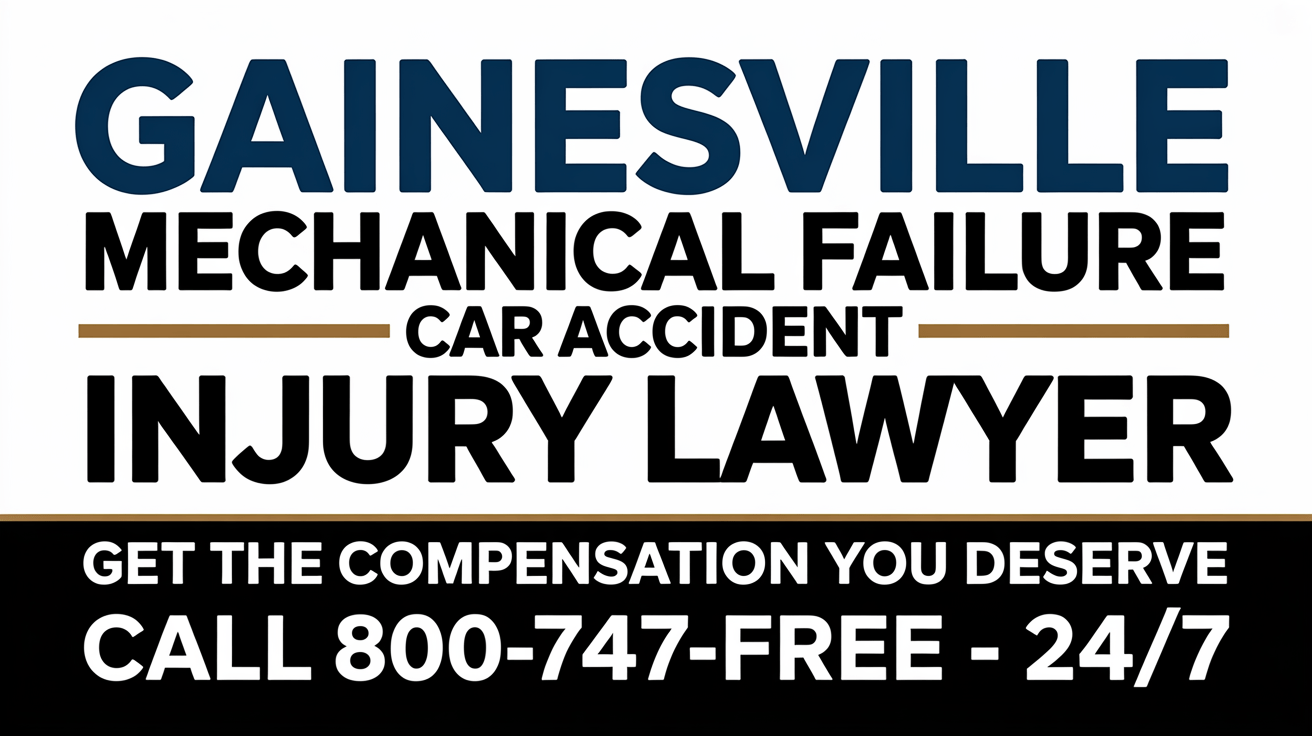 Gainesville Mechanical Failure Car Accident Injury Lawyer