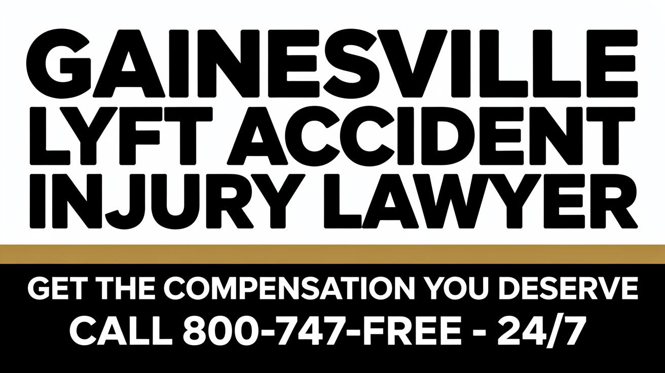 Gainesville Lyft Accident Injury Lawyer