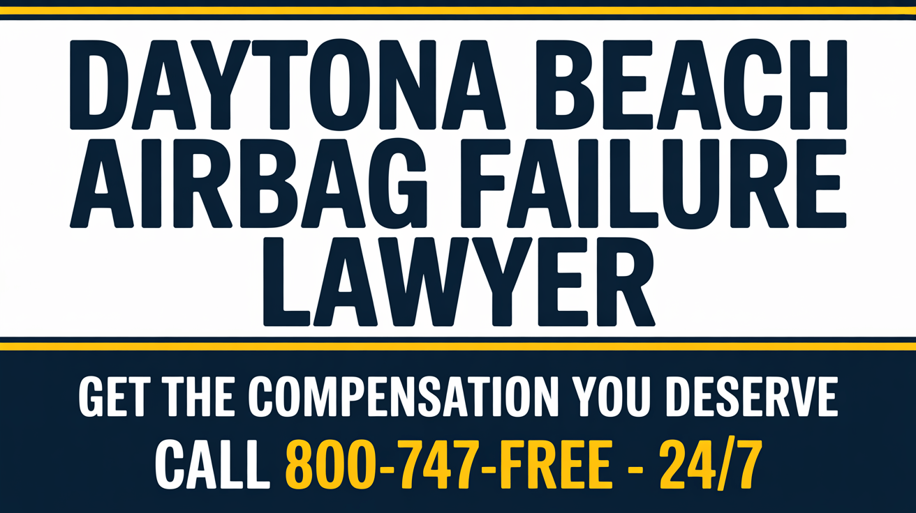 Daytona Beach Airbag Failure Lawyer