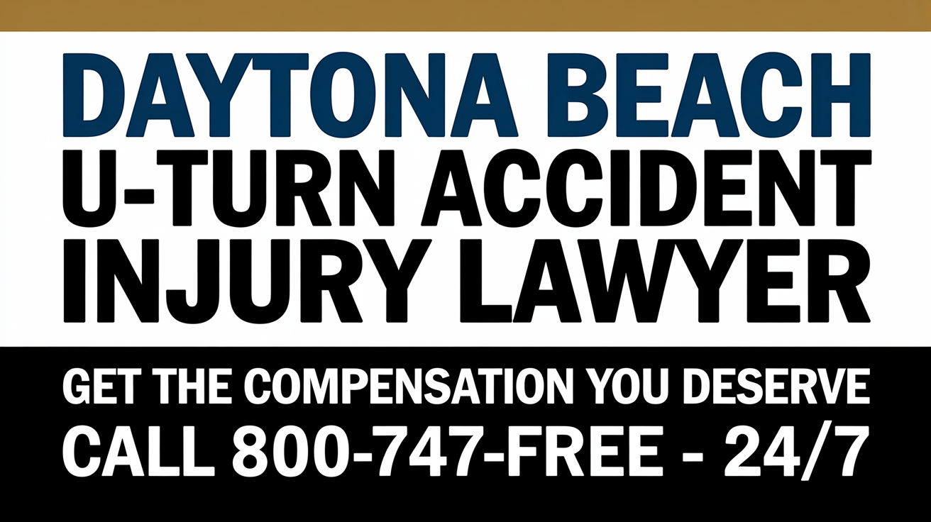 Abogado de Accidentes de Giro en U en Daytona Beach