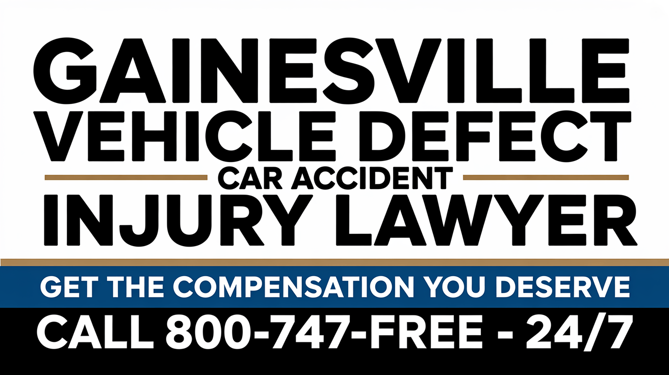 Gainesville Vehicle Defect Car Accident Injury Lawyer