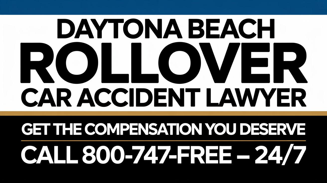 Daytona Beach Rollover Car Accident Lawyer