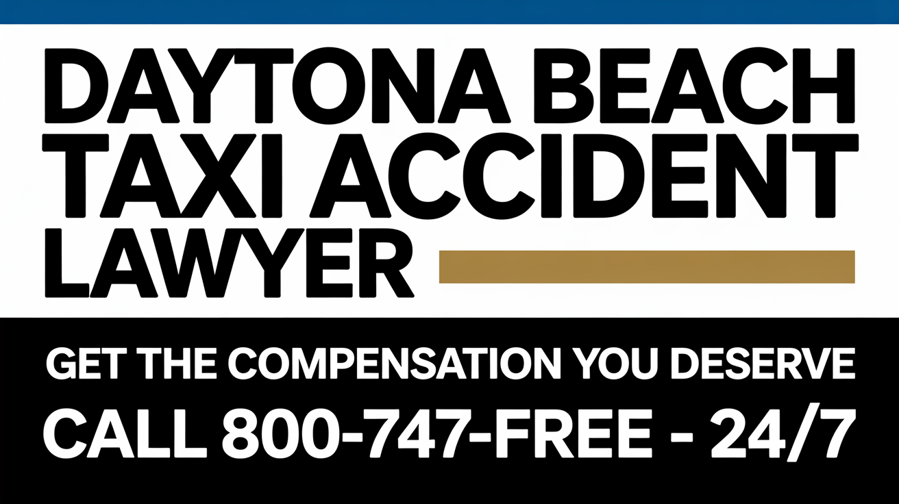 Abogado de Accidentes de Taxi en Daytona Beach