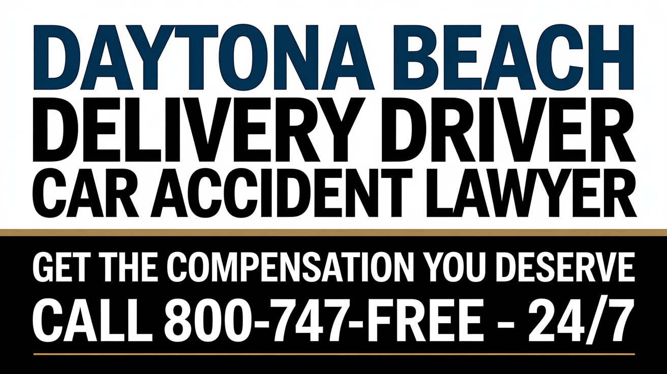 Daytona Beach Delivery Driver Car Accident Lawyer