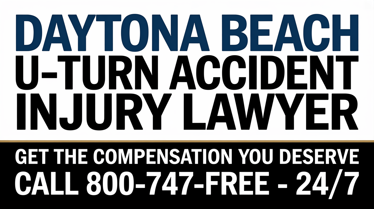 Abogado de Accidentes de Giro en U en Daytona Beach