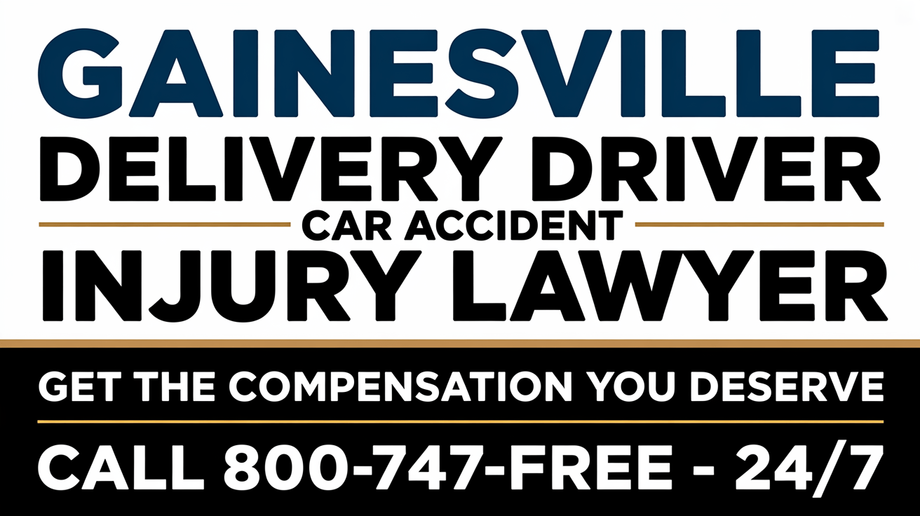 Gainesville Delivery Driver Car Accident Injury Lawyer