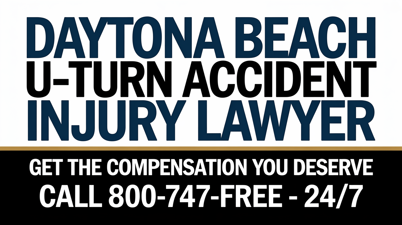 Abogado de Accidentes por Giro en U en Daytona Beach