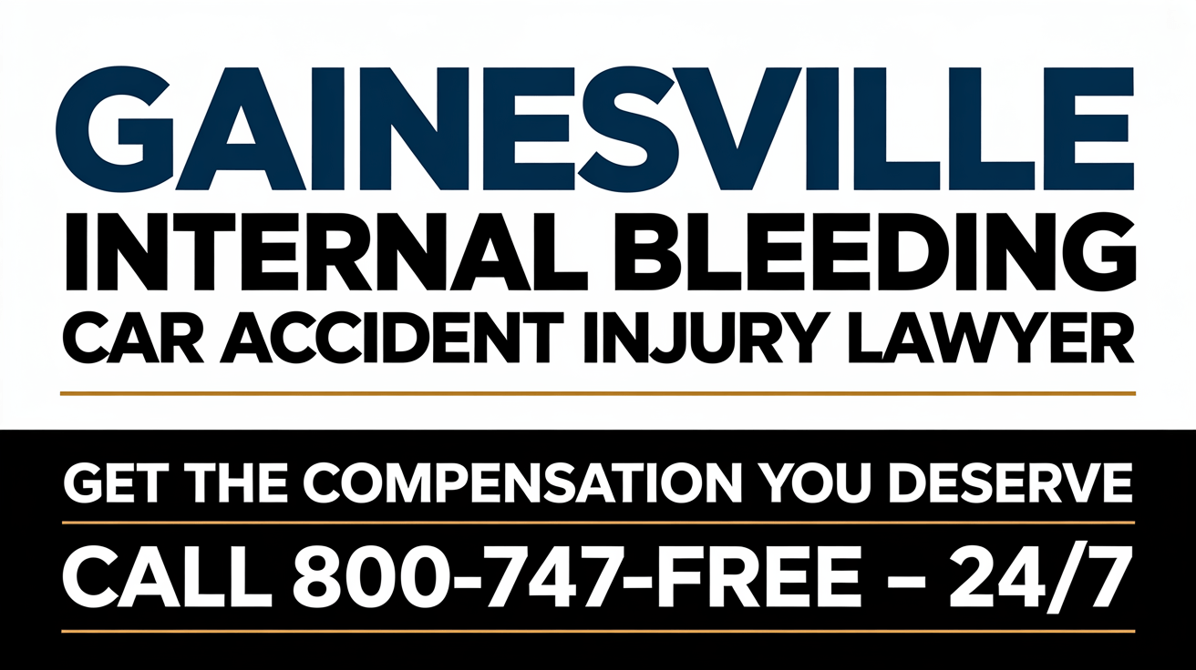 Gainesville Internal Bleeding Car Accident Injury Lawyer