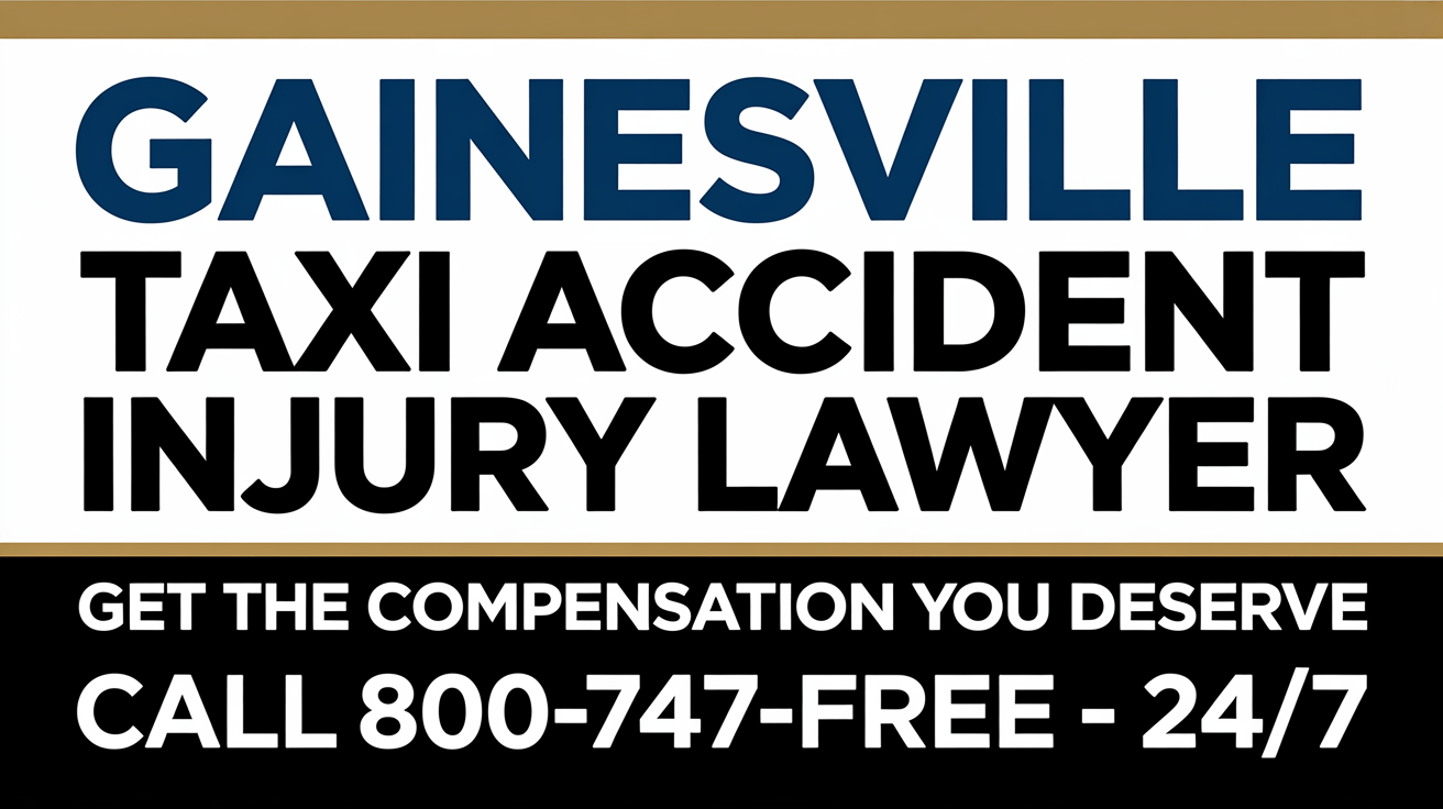 Abogado de Lesiones por Accidentes de Taxi en Gainesville