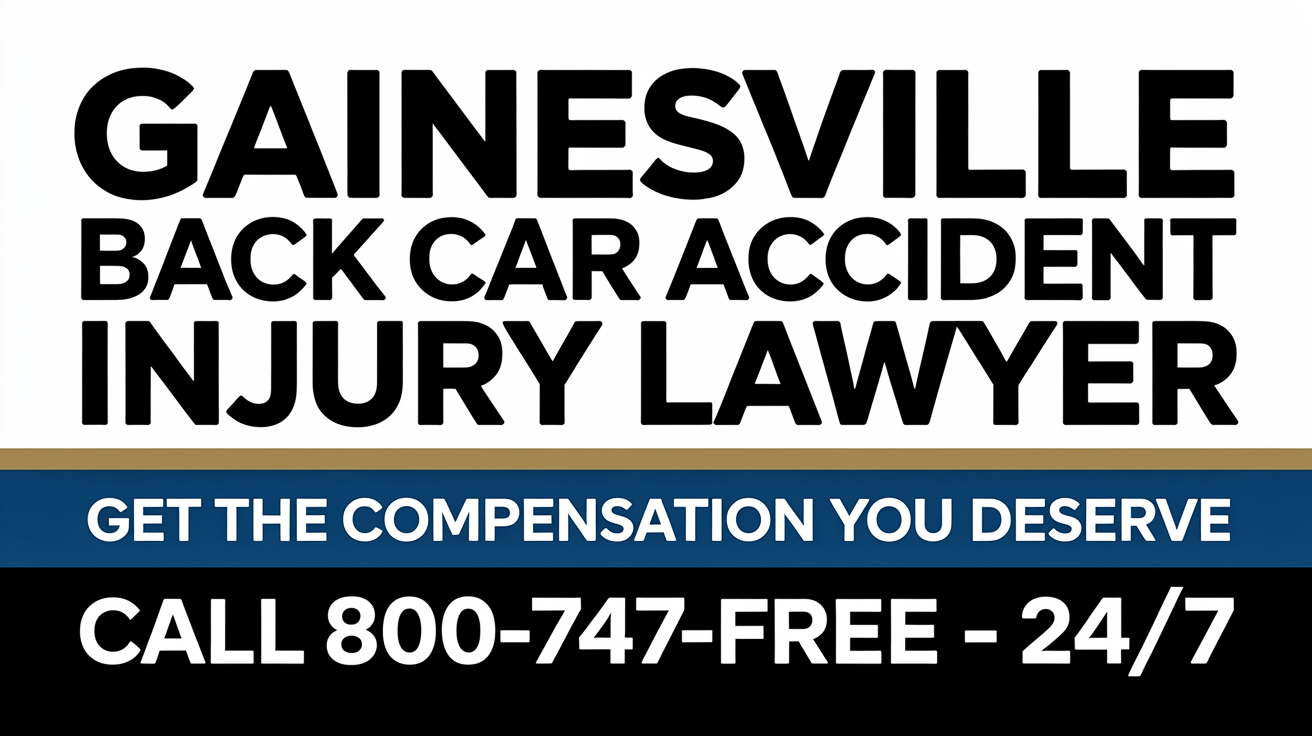 Gainesville Back Car Accident Injury Lawyer